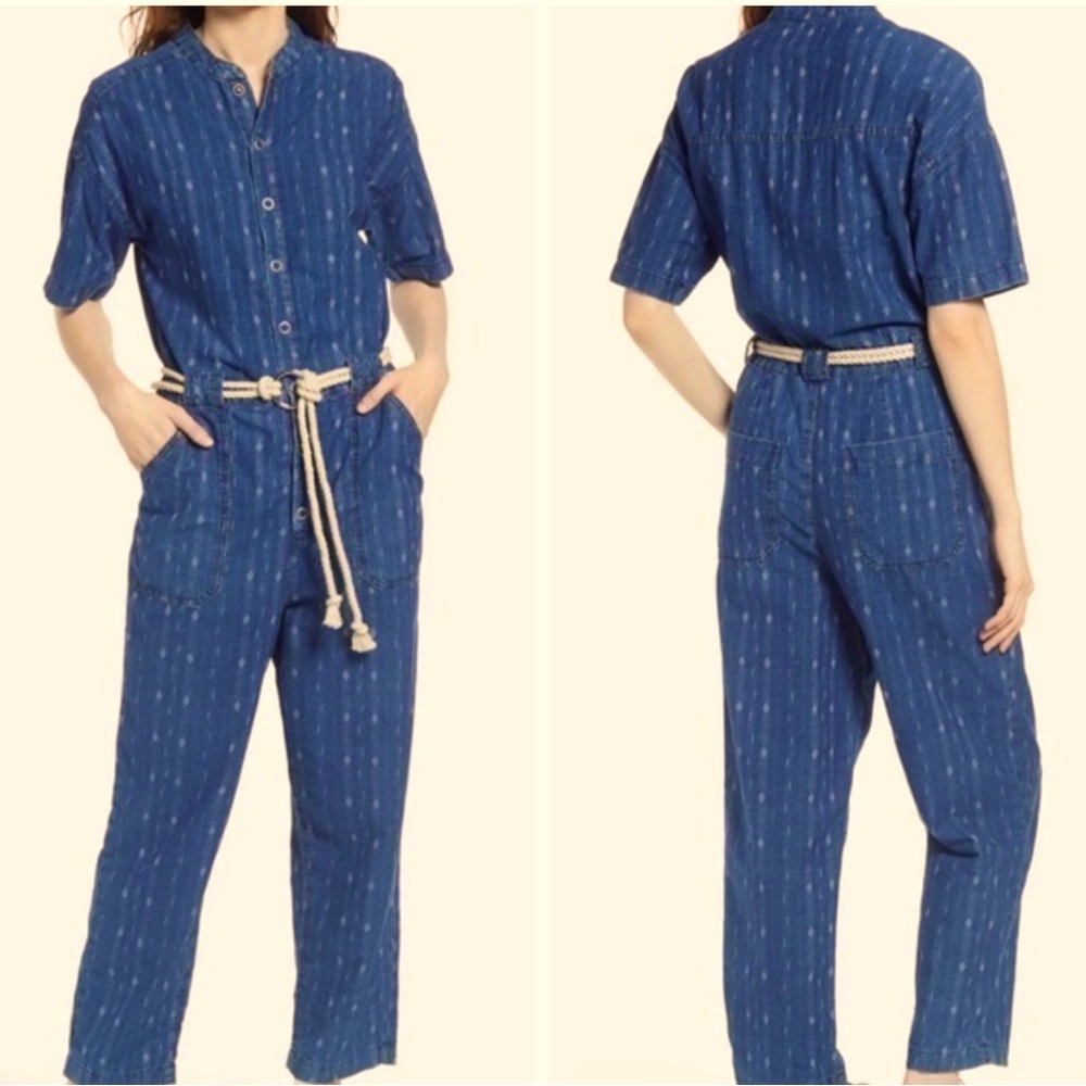 NWT Adriano Goldschmied AG Emery Denim Jumpsuit XS